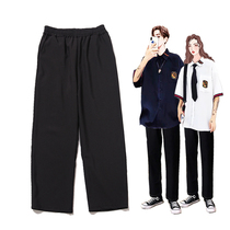 INS Summer Straight Drum Casual Pants 90% West Pants Pendant Feel Broadlegged pants Korean version Trend 100 hitch a student male and female bf