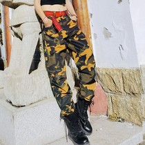 Beijing Forest Outdoor 2024 Spring and Autumn Camouflage Casual Multi-bag Quick-drying Breathable Versatile Fashion Overalls Trousers for Women