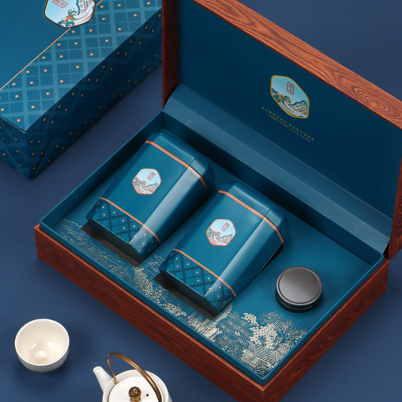 Black Tea Gift Box High-grade Half-pound Golden Junbrow Packaging Box Tangshan Small Tea Packaging Box empty Gift Box