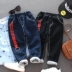 Quần trẻ em 2018 mùa đông mới quần trẻ em bé trai phiên bản Hàn Quốc của quần jeans dày