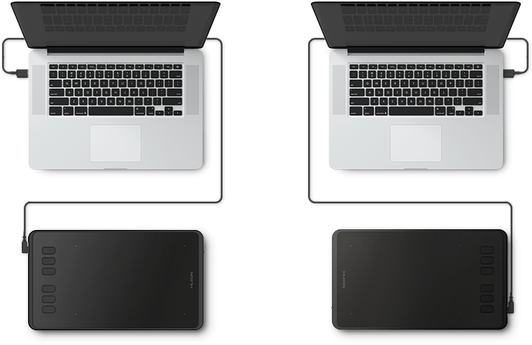 Планшет 绘王（huion） 网课数位板 h640p 电脑绘画板 便携绘图板 手写板