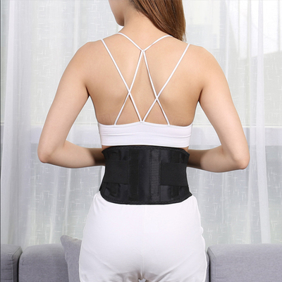 自发热钢板腰间盘护腰带