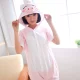Người lớn Panda Loose Trẻ em Bộ đồ ngủ Xiêm Phụ nữ Mùa hè Hàn Quốc Trang phục dễ thương Khủng long gia đình Cha mẹ lớn đồ ngủ khủng long