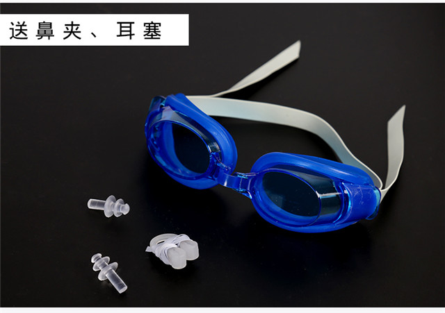 Kính lặn trong suốt chống nước chống sương mù cho người lớn chàng trai và cô gái phổ quát rõ ràng phẳng kính bơi kính bơi cận