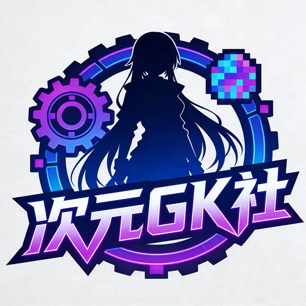 次元GK手办社的LOGO