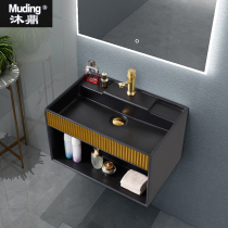 Modern light luxury washbasin cabinet combination washbasin Toilet washbasin integrated wall-mounted washbasin sink