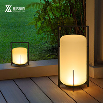 Solar outdoor portable light garden light waterproof lawn light rechargeable light villa landscape light outdoor light decorative light