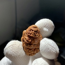 Peach stone carving Zhong Kui literary toy accessories pendant back cloud handheld neck key pendant unisex walking at night