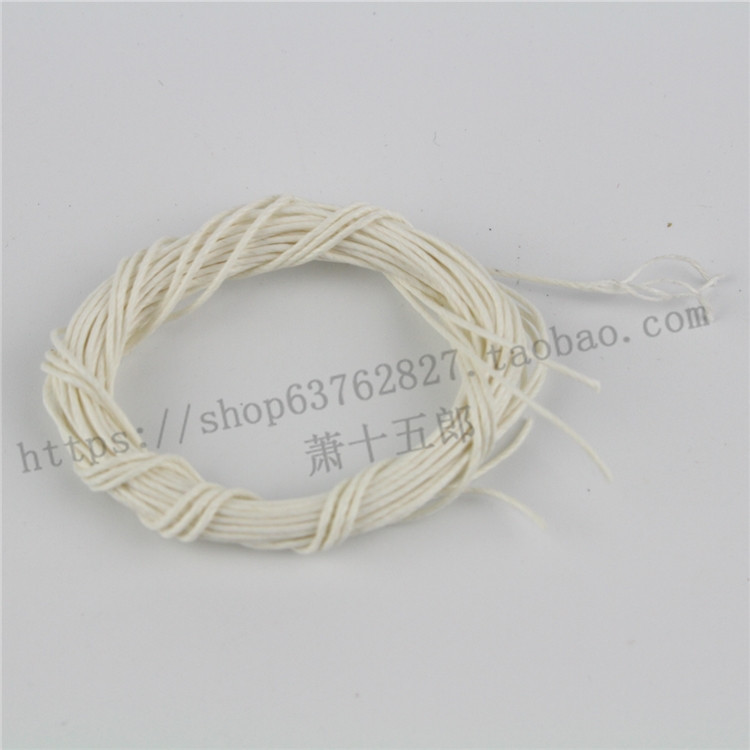 White cotton thread diameter about 0 65mm lead seal wire electric meter seal wire seal line seal line approc. 1 2 m-Taobao