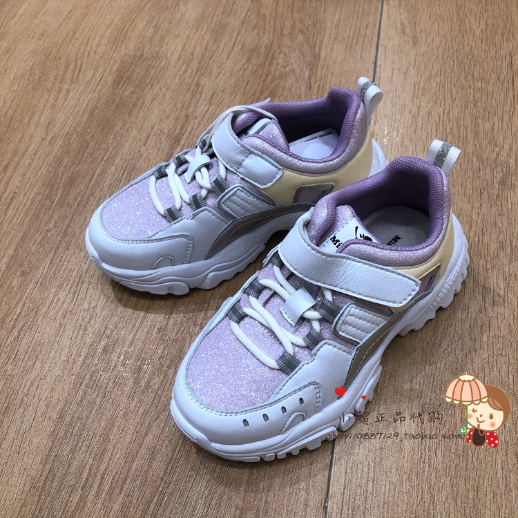 mini peace Taiping bird children's clothing 2021 spring new girls' casual sports shoes F2ZDB1652