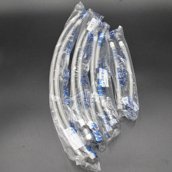 Aimeike Stainless Steel Braided Hose for Water Inlet, Explosion-Proof, Suitable for Water Heaters and Toilets, Universal for Hot and Cold Water, 4 Points, 30~100cm