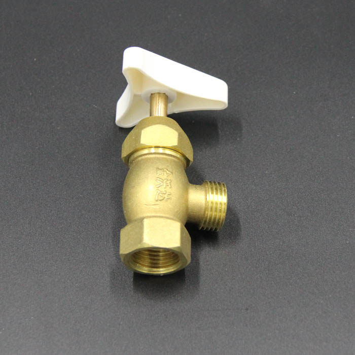 Old-fashioned copper triangle valve Inner wire triangle valve slow open rubber core angle valve Old room special angle valve