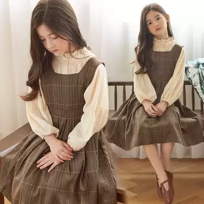 UK Next kiss girls 'suit 2019 spring and Autumn new medium and large girls' baby bag skirt children's Western style skirt