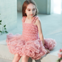 British next kiss girl dress 2020 new gauze-spoon dance skirt children princess skirt