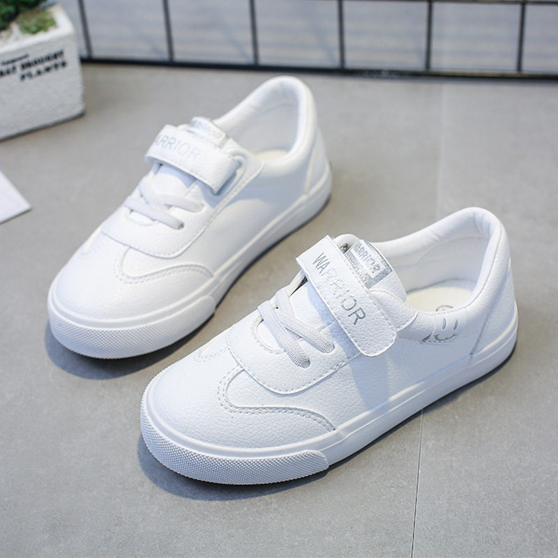 British next kiss children's white shoes 2022 spring and autumn new boys and girls white shoes student canvas shoes
