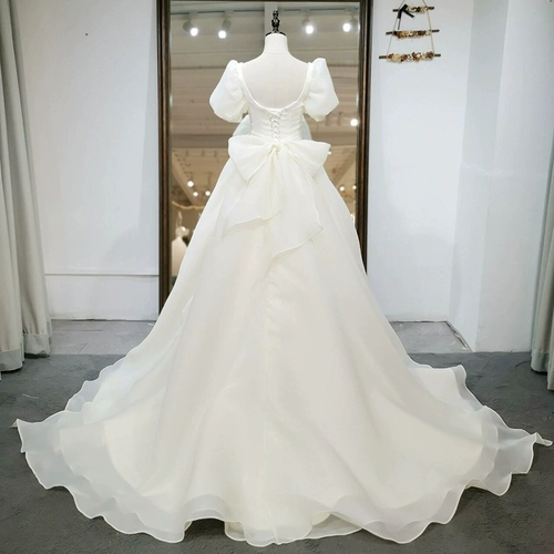 Ретро трехмерное свадебное платье для невесты, подходит для подростков, французский ретро стиль, большой размер, изысканный стиль, в корейском стиле