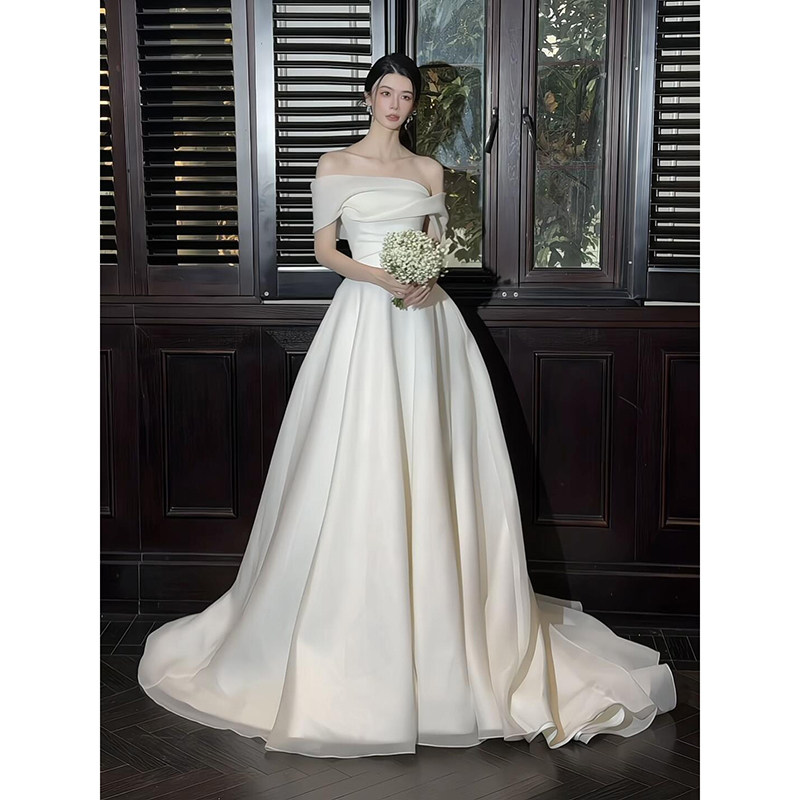 2025new arrivalpetites bridal wedding dress, korean styleaccessible luxury  main gauze, casual lightness can also become the