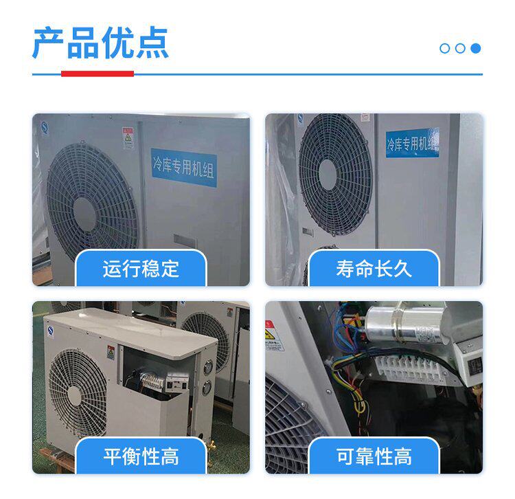 博润制冷采用艾默生涡旋冷冻压缩机 冷藏室箱式机组涡旋一体机(pic6)