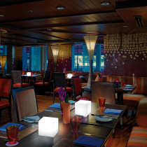 LED outdoor luminous cube table lamp Personality creative bedside night light Bar KTV atmosphere decorative table lamp