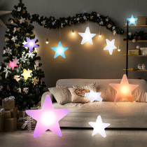 LED Pentagram Light Screen Red Outdoor Beauty Chen Decorative Lights Wedding holding stage performance Events Props Star Lights