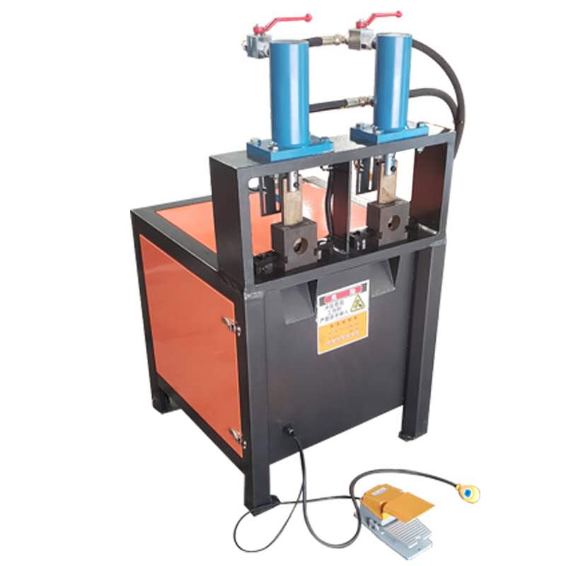 Stainless steel Anti-Web Punching Machine Hydraulic Punching Machine Iron Pipe Corner Fence Fence Drilling Machine