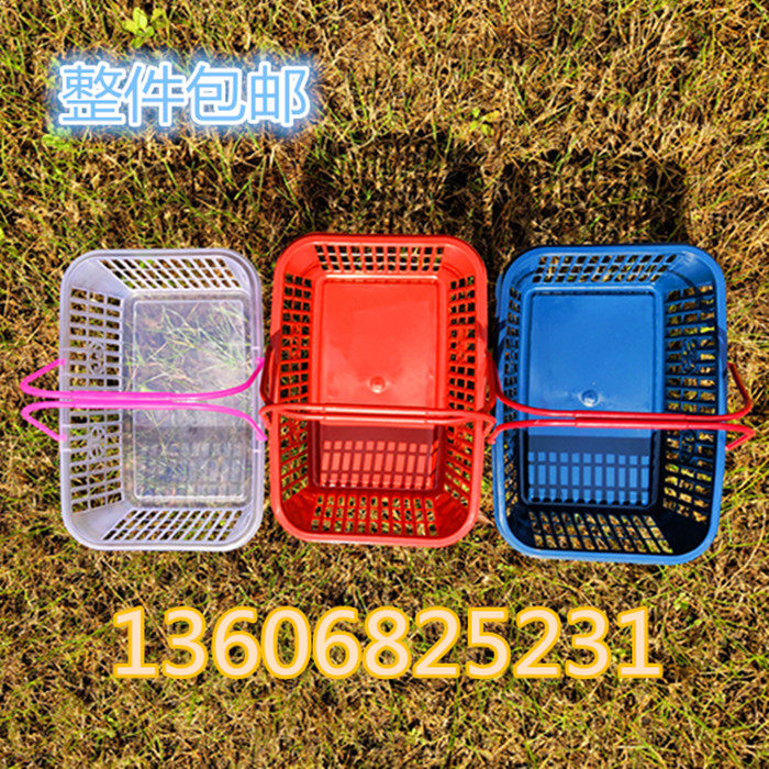 2-12 Kg Plastic Hand Fruit Basket Orchard Picking Strawberry Basket Loquat Li Peach Common Poplar Plum Basket Frame