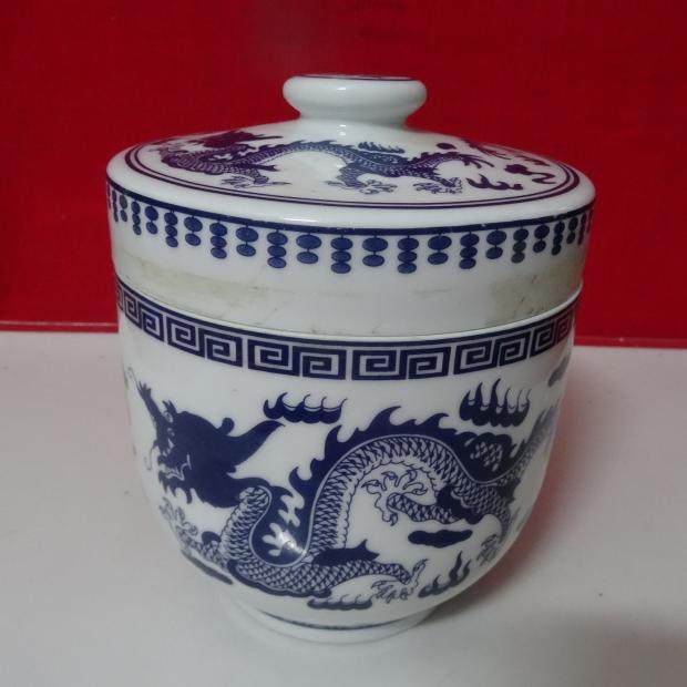 Green flower porcelain Erlong drama Pearl ceramic jar larger porcelain jar Pendulum Ware Jar Sugar Jars Tea Leaf Jars jar Porcelain Play all kind of physical photos