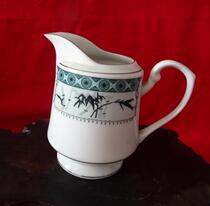 Old tea cup divided tea cup 80s Tangshan Porcelain White Jade Porcelain Factory old tea set ceramic cup milk cup full product photo