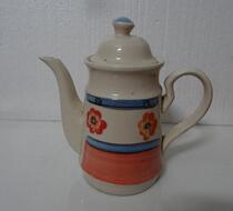 Old teapot 90 s creative cold kettle ceramic pot cool kettle hand-painted creative flower teapot nostalgic collection antique