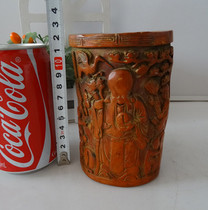 Old pen holder birthday star ornaments antique bone powder pen holder pen insert physical photo Picture Picture Picture movie props ornaments nostalgia