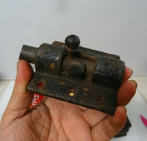 Old door bolt old door lock folklore old household very thick old iron movie props nostalgic collection of physical photos
