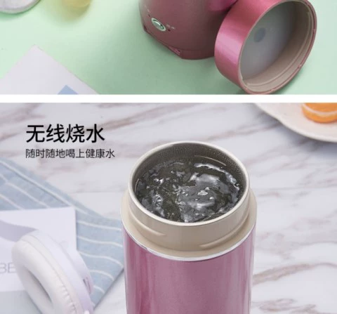 Lưu trữ pin Xe hơi di động Có thể sạc lại USB Mini Ấm đun nước điện Du lịch Ấm đun nước cầm tay Tour du lịch nhỏ - ấm đun nước điện