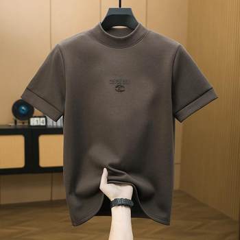 Fashionable, simple, light luxury short-sleeved t-shirt for men