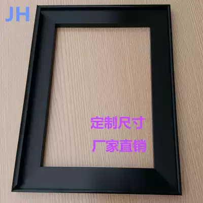 Black aluminum frame door wardrobe door overall cabinet door glass door cabinet door aluminum frame door factory direct processing customization