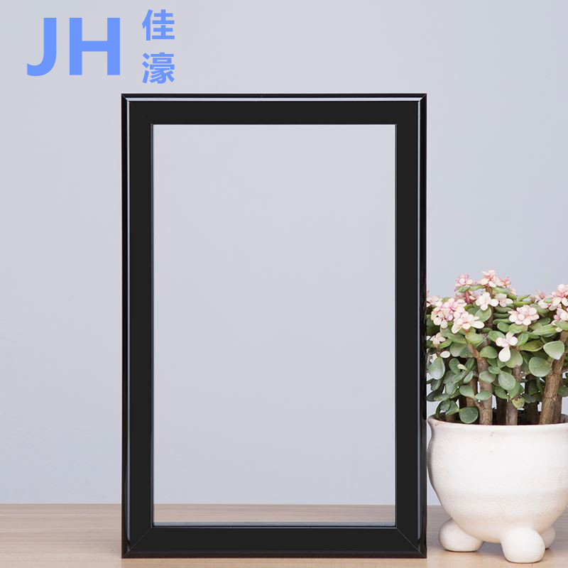 Black Aluminum Frame Door Wine Cabinet Door Wall Cabinet Door Bookcase Glass Door Overall Cabinet Door Wardrobe Glass Door Black