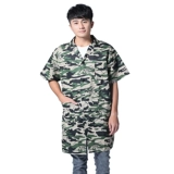 Летний тонкий камуфляжный длинный комплект подходит для мужчин и женщин для работы, короткий рукав