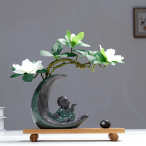 Artwork ornaments Home gifts trinkets Modern simple office desktop decoration Creative Zen little monk