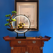New Chinese creative ornaments lamp ring Zen living room porch TV cabinet back fragrant home welcome pine soft decorations