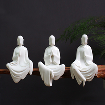 Creative ceramic home decoration Zen meaning no phase Buddha craft ornaments Chinese living room TV cabinet decoration