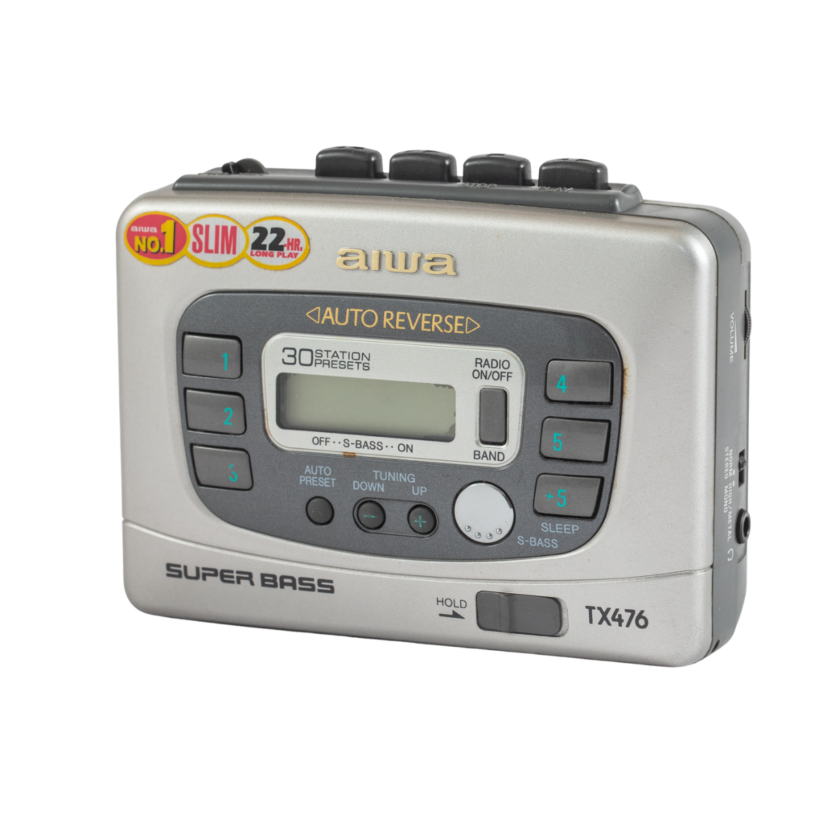 Original box aiwa TX486 Japanese Aihua Tape Tape Cardset Radio Retro Nostalgia