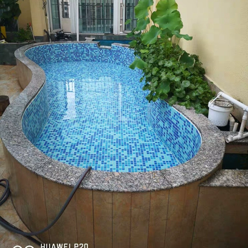 Стеклянная мозаика бассейн бассейн
