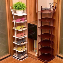  Shoe rack Household door small economy large shoe slipper rack Durable corridor flower rack American multi