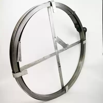 Pipeline dredging steel strip sewer dredging steel strip iron sheet through strip dredging sewer Machine 4cm 20 meters