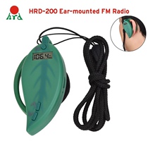 HRD200 In-Ear Radio Mini Portable Rechargeable Headphones FM Radio Radio Outdoor Sports