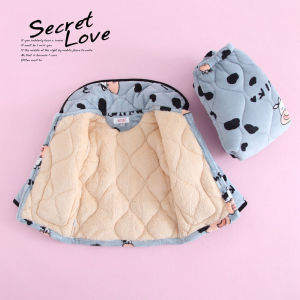 冬季儿童三层夹棉睡衣女童男童珊瑚绒