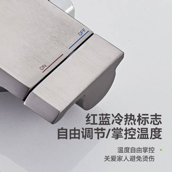 太空铝淋浴花洒套装家用浴室恒温卫生间淋浴器增压淋浴喷头淋雨