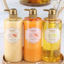 Qin Ye Xiaolin family Three sets of bee royal jelly body lotion with bath lotion shampoo film-free hydrotherapy spa Johan