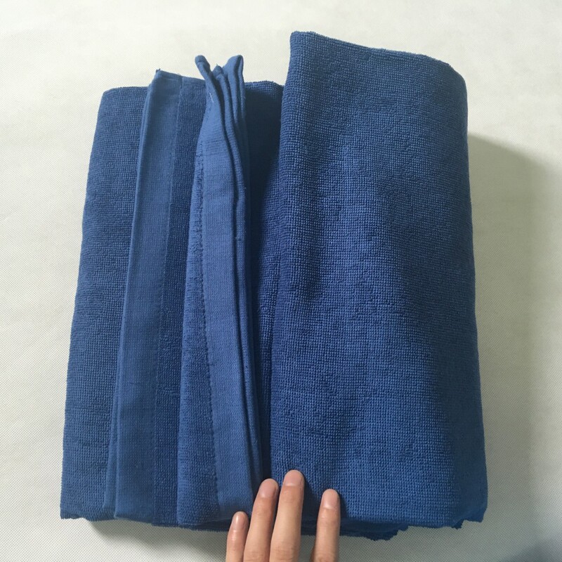 Authentic Towel Blanket in Sea Blue, Military Fan Towel Blanket, Summer Military Green Blanket for Single Person