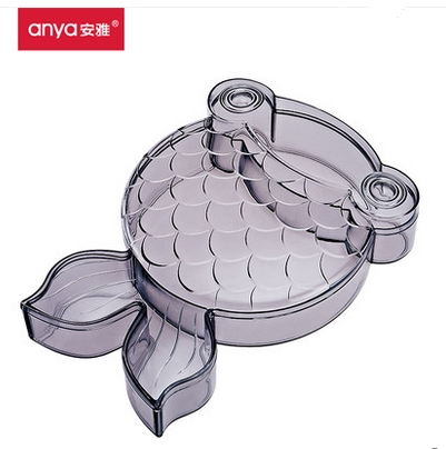 Anya Creative Fashion Fruit Candy Dry Pallet More than Every Year Apple Facebook Whale Double-layered fruit tray