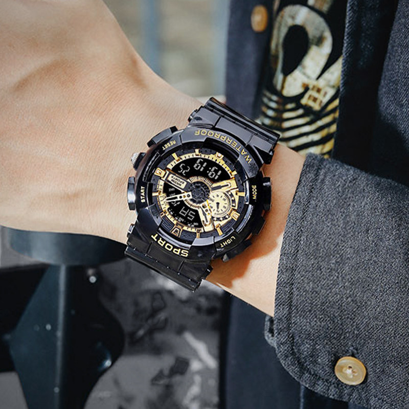 LAZY DAY Original homemade men's clothing with special tide watch trend simple waterproof sports electronic watch